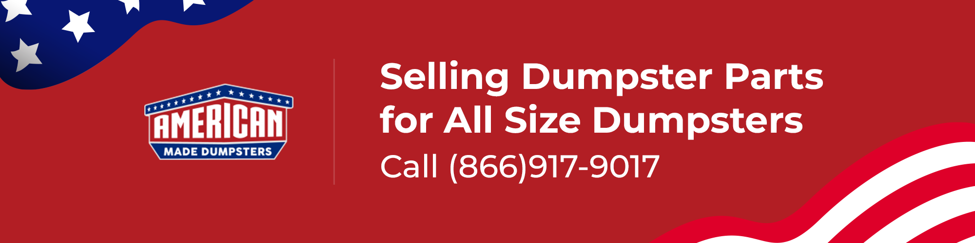 #23748 - Banner Ad for American Made Dumpsters